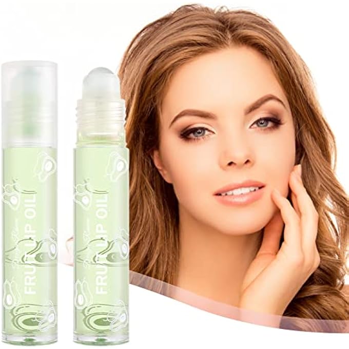 rayihni LIP MOUTH LIP OIL LIP SOOTHES BALL BALM TRANSPARENT AND LIQUID NOURISHING SKIN DRY LIPS MOISTURIZING OIL 3ML COLORLESS HYDRATING FRUIT CARE ROLLER OIL LIP MOISTURIZER FOR VERY DRY (2-C, ONE SIZE) - Image 1